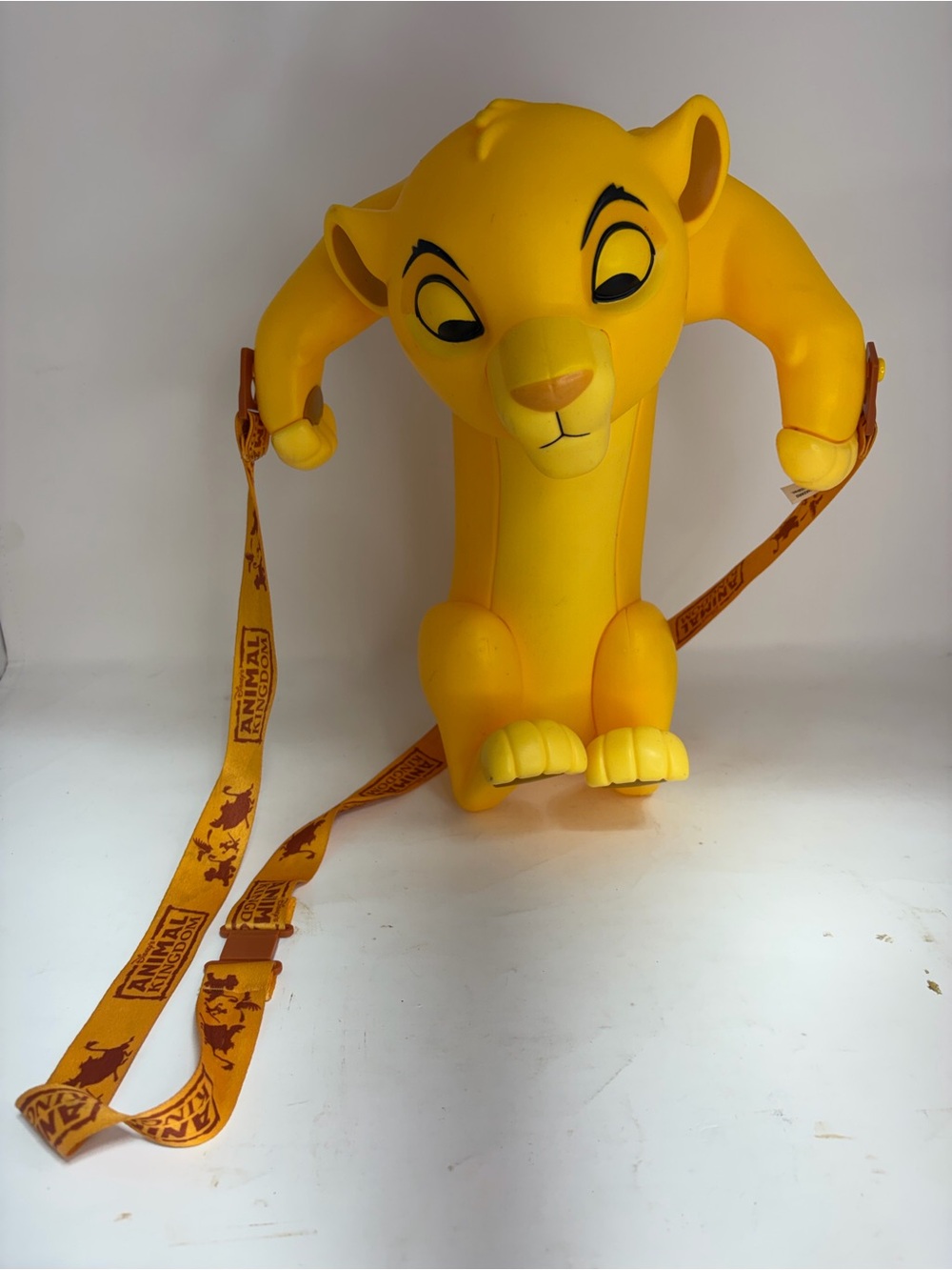 Disney Parks Animal Kingdom The Lion King Baby Simba Popcorn Bucket w/ Strap